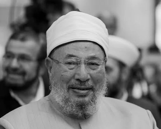 أداء صلاة الغائب على روح الشيخ يوسف القرضاوي في المسجد الأقصى (فيديو)
