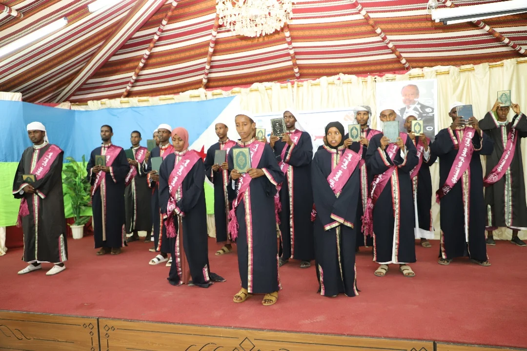 "الرحمة العالمية": تخريج 22 حافظاً للقرآن من مراكزنا في جيبوتي