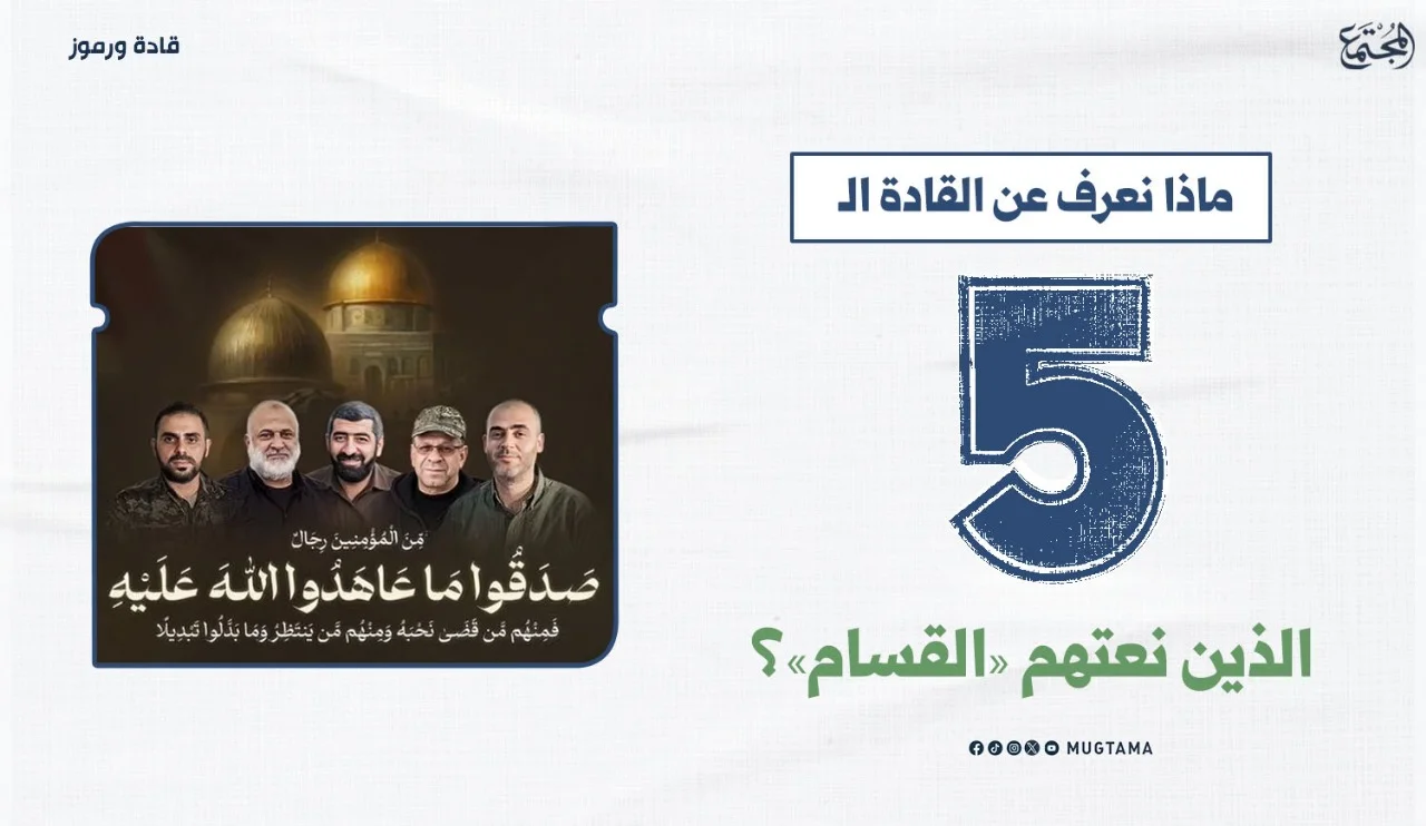 ماذا نعرف عن القادة الـ5 الذين نعتهم «القسام»؟