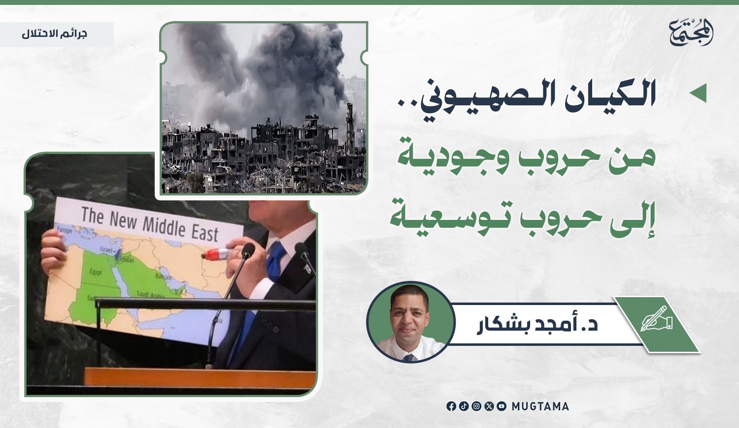 الكيان الصهيوني.. من حروب وجودية إلى حروب توسعية |  Mugtama