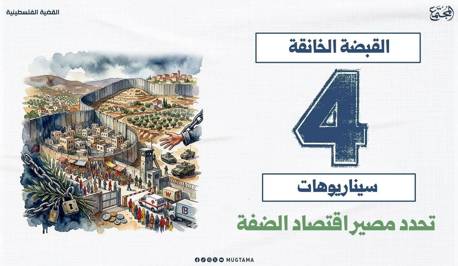 القبضة الخانقة.. 4 سيناريوهات تحدد مصير اقتصاد الضفة