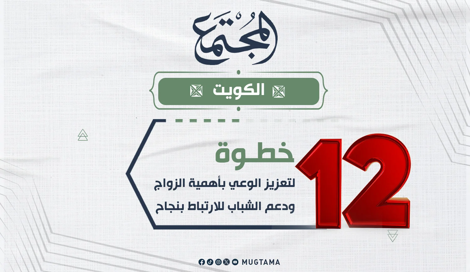 12 خطوة لتعزيز الوعي بأهمية الزواج ودعم الشباب للارتباط بنجاح