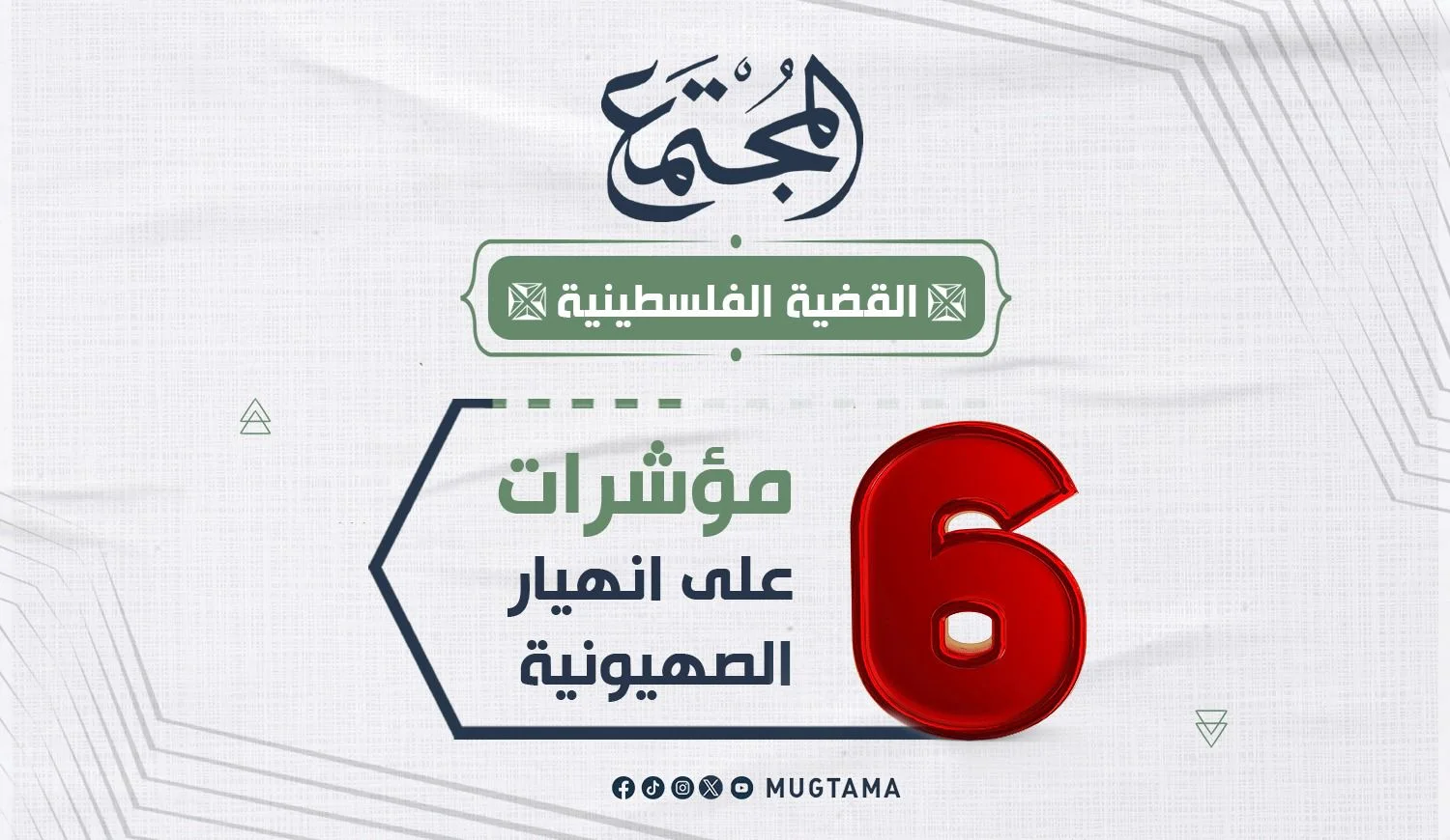 6 مؤشرات على انهيار الصهيونية