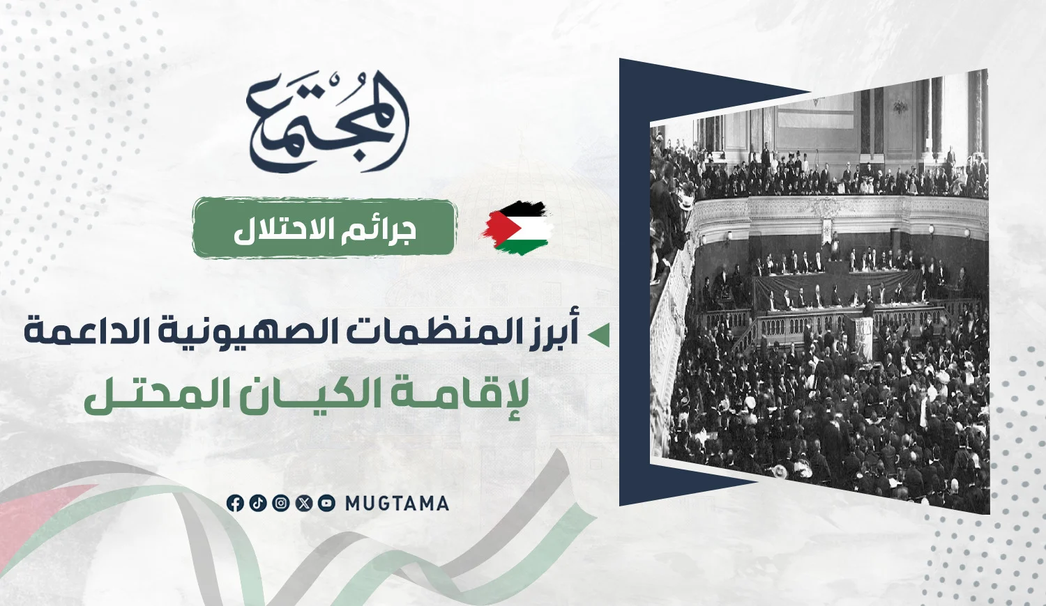 أبرز المنظمات الصهيونية الداعمة لإقامة الكيان المحتل