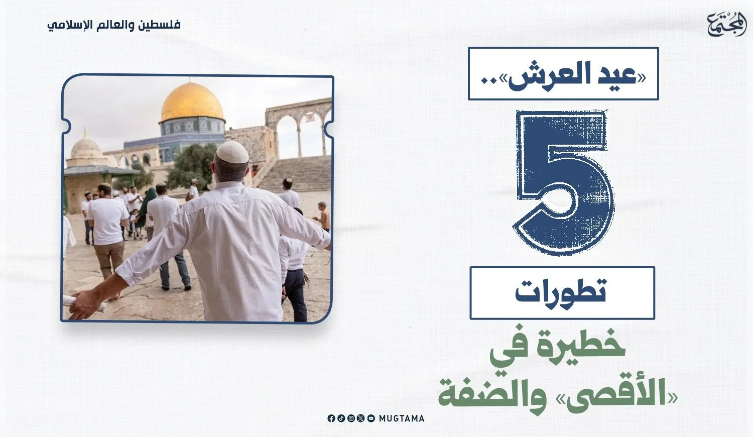 مستوطنون يقتحمون باحات المسجد الأقصى المبارك