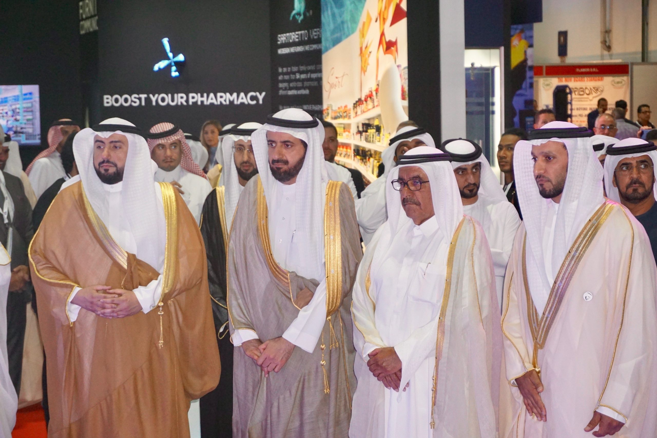 الوزير الحمود في افتتاح معرض الصحة العربي