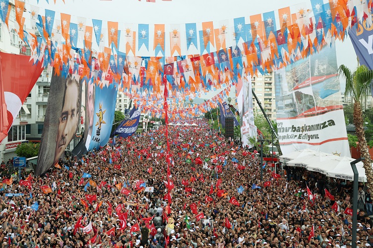 تجمع انتخابي للرئيس أردوغان