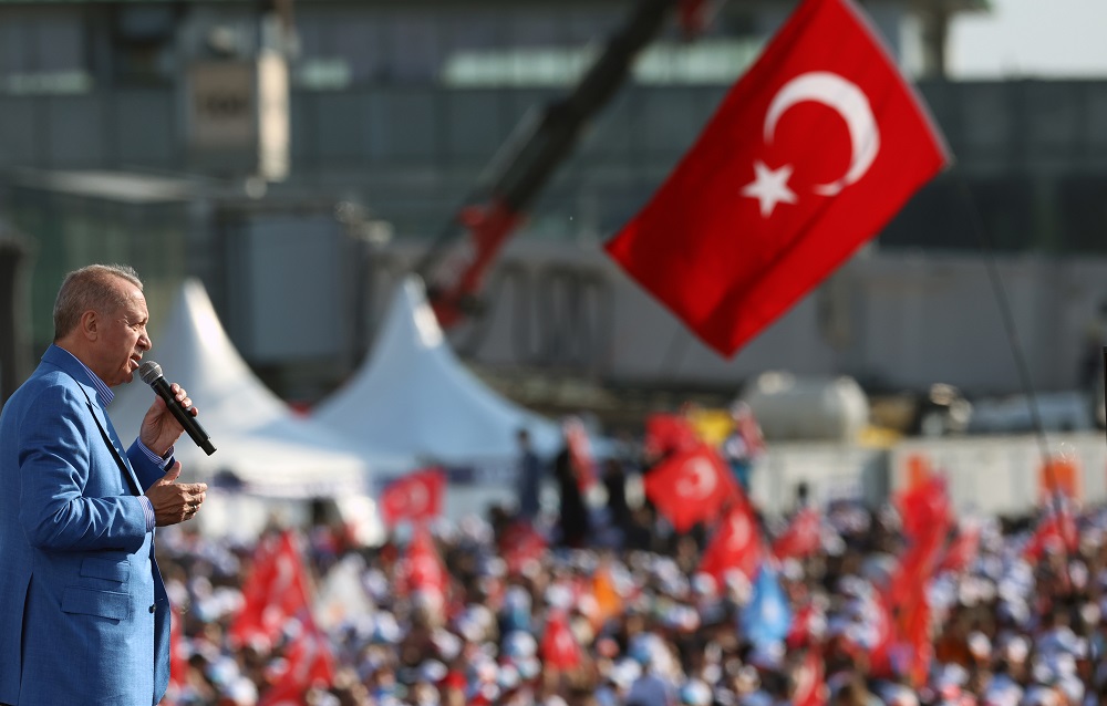 حشد جماهيري للرئيس أردوغان